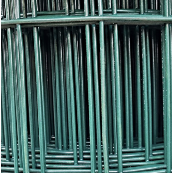 Galvanized mesh welded in PVC coating 100x50x2.1-2x30m