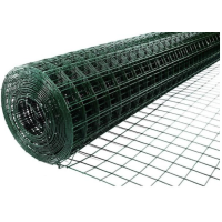 Galvanized mesh welded in PVC coating 100x50x2.1-2x30m