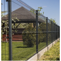 Fence section H1.23 L2.5 200x55x3.8 Zn+PPL Antracyt