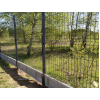 Fence section anthracite color H1.73 L2.5 shell 200x55x4.0 Zn+PPL