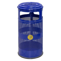 Garbage basket Barcelona blue color