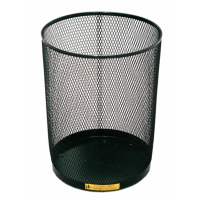 Garbage basket Openwork black color