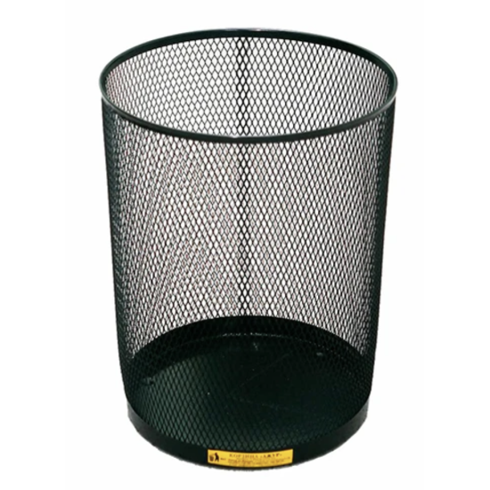 Garbage basket Openwork black color