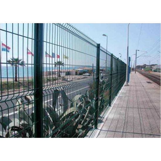 Zaunabschnitt Grün H1,53 L2,5 200x55x3.8 Zn+PPL