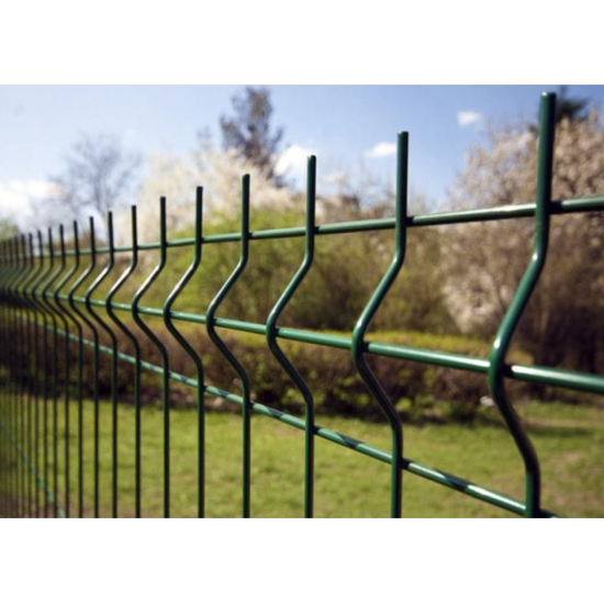 Zaunabschnitt Grün H1,73 L2,5 200x55x3.8 Zn+PPL